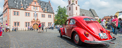 Oldtimer-Rallye Nibelungenfahrt 2014: Volkswagen Käfer Typ 10/11, Baujahr 1951