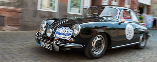 Oldtimer-Rallye Nibelungenfahrt 2014: Porsche 356 C mit Baujahr 1965