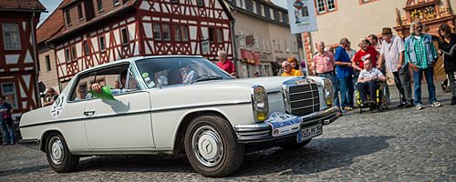 Oldtimer-Rallye Nibelungenfahrt 2014: Mercedes-Benz 250 CE /8, Baujahr 1969