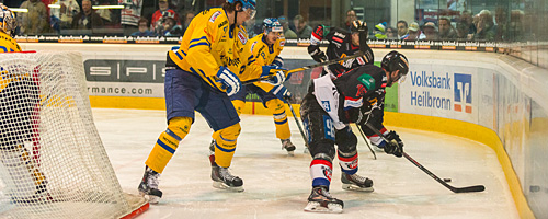 Heilbronner Falken gegen EHC Lausitzer Füchse, 24.10.2014